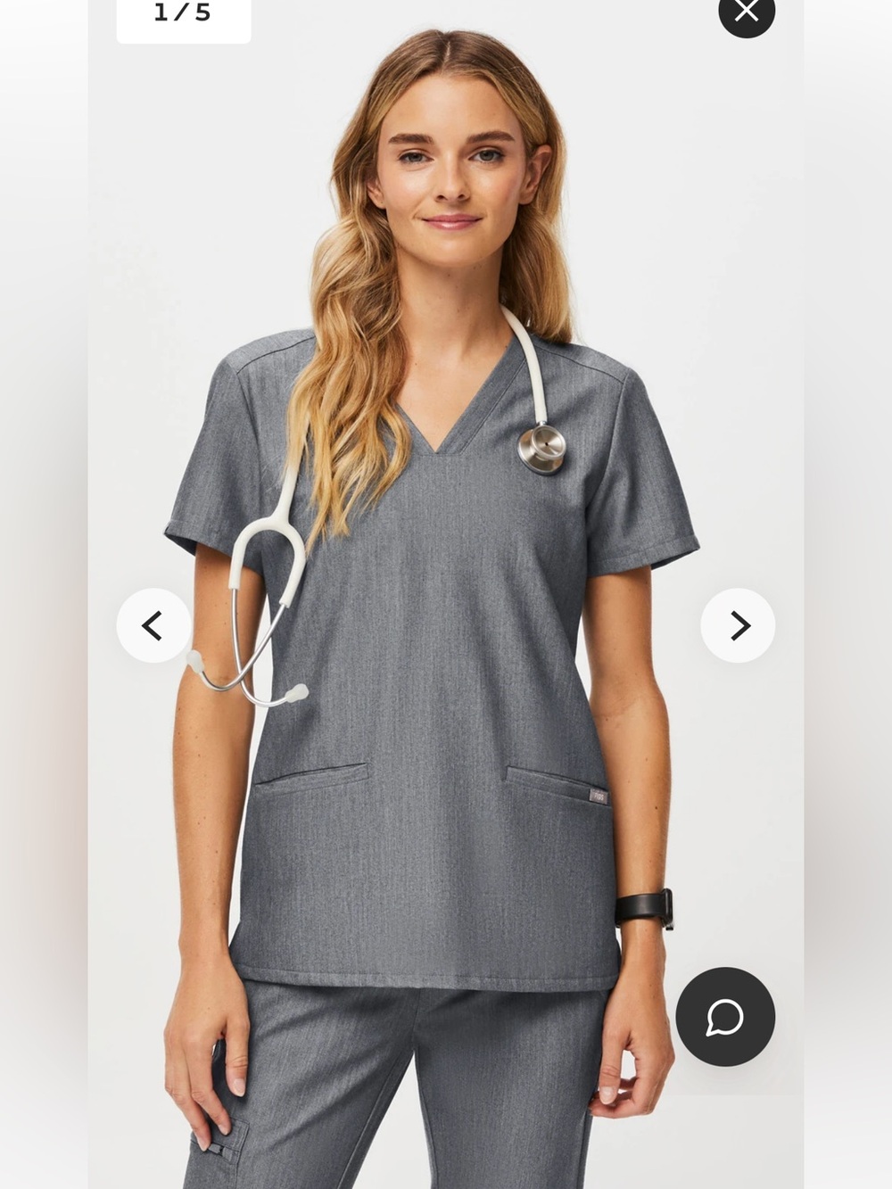 FIGS Scrub set — XS Casma top, S/P Zamora jogger